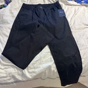 NWT Men’s black BYLT weekender pants